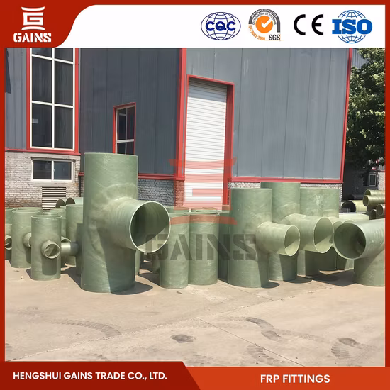 Прибыли Соединители труб FRP Производители тройников Фитинги для труб GRP Китай Тройник FRP для фитингов для труб FRP